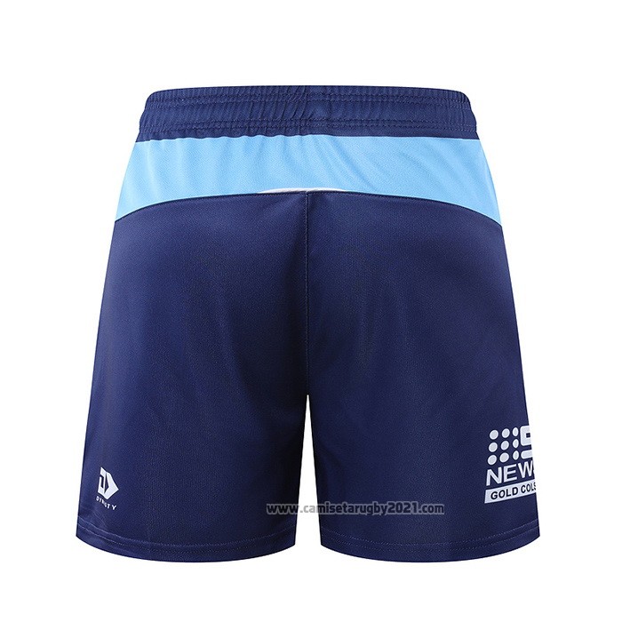 Pantalones Cortos Gold Coast Titans Rugby 2021 Azul